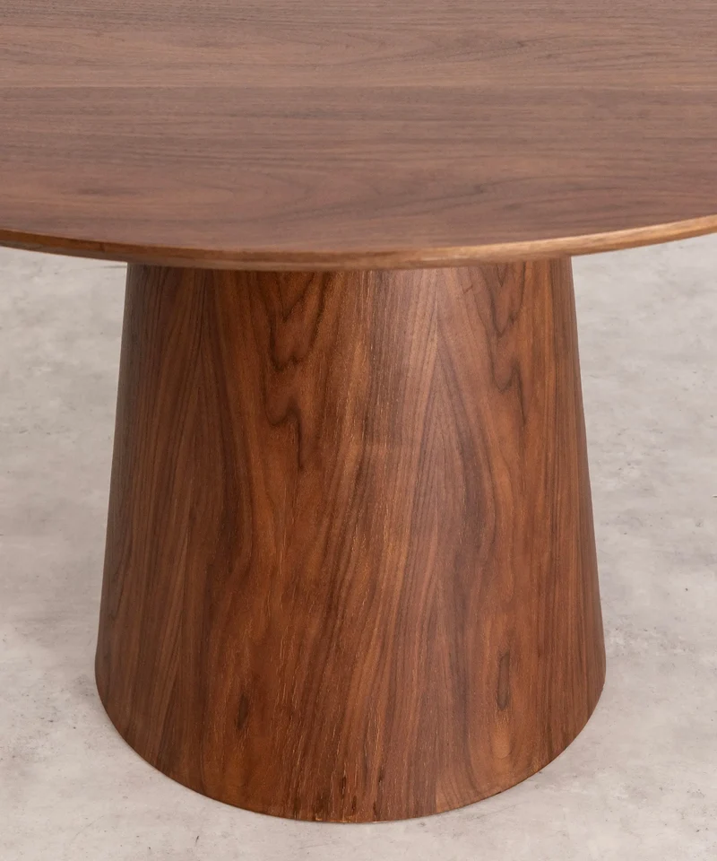 Mesa de Comedor Redonda en Madera Nelly (120 cm)