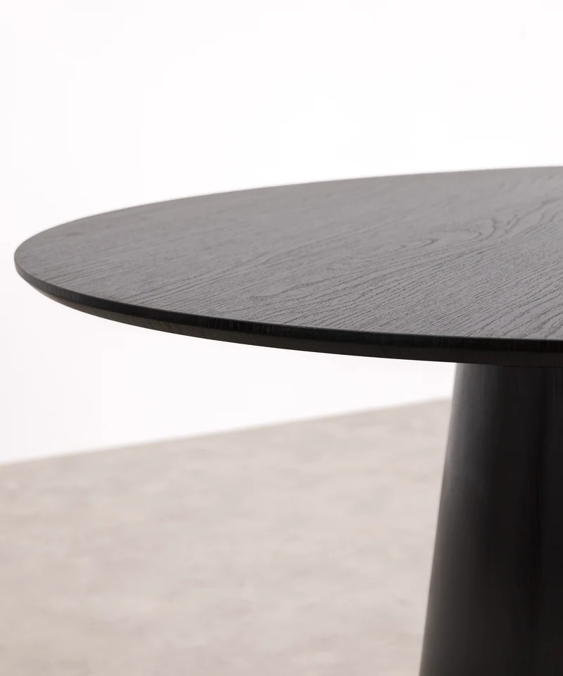 Mesa de Comedor Redonda en Madera Nelly (120 cm)