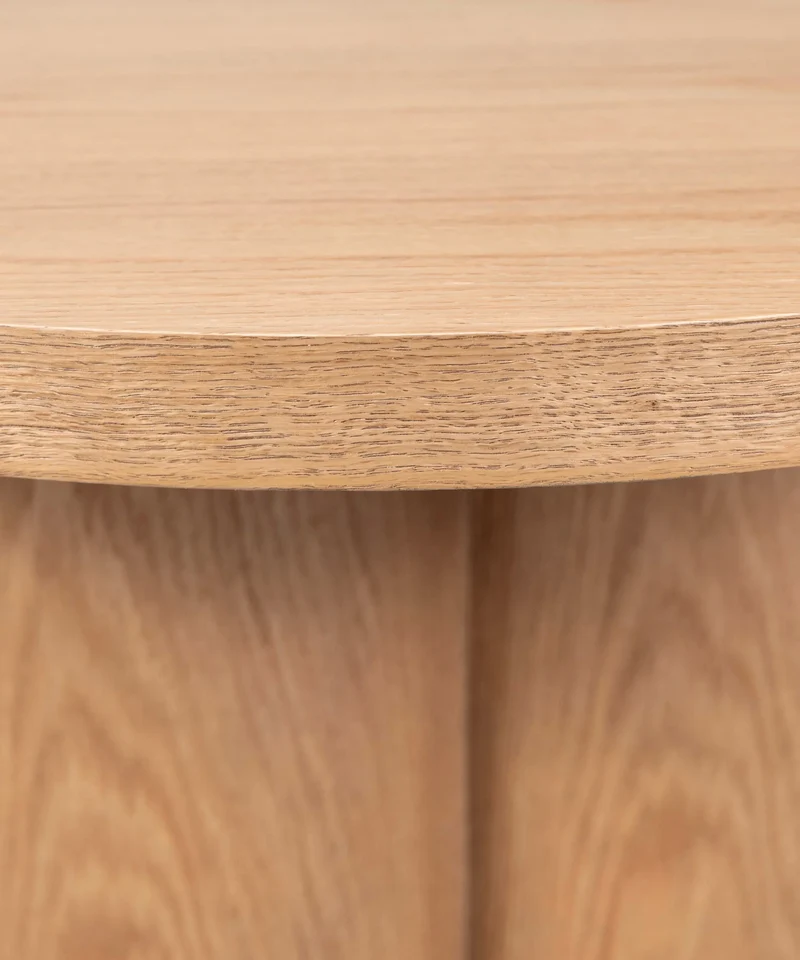 Mesa de Centro Redonda en Madera Odette (80 cm)