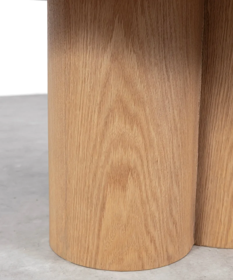 Mesa de Centro Redonda en Madera Odette (80 cm)