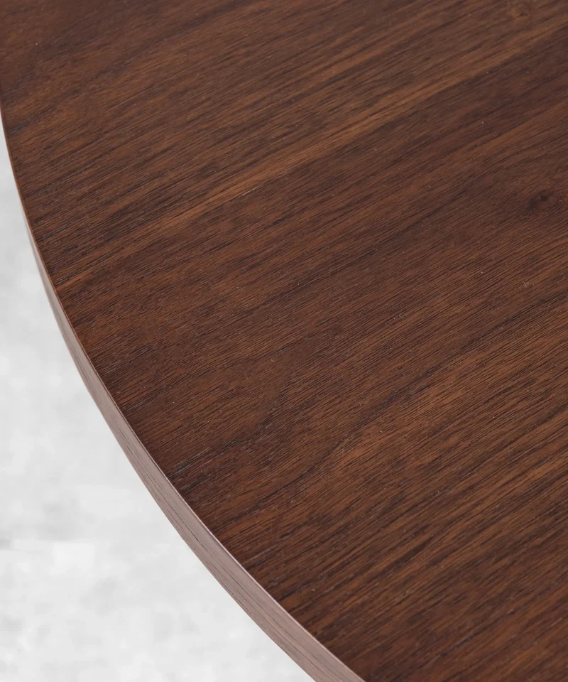Mesa de Centro Redonda en Madera Odette (80 cm)