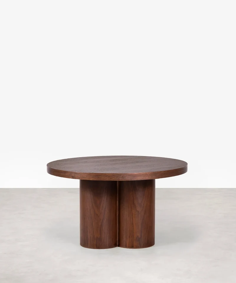 Mesa de Centro Redonda en Madera Odette (80 cm)