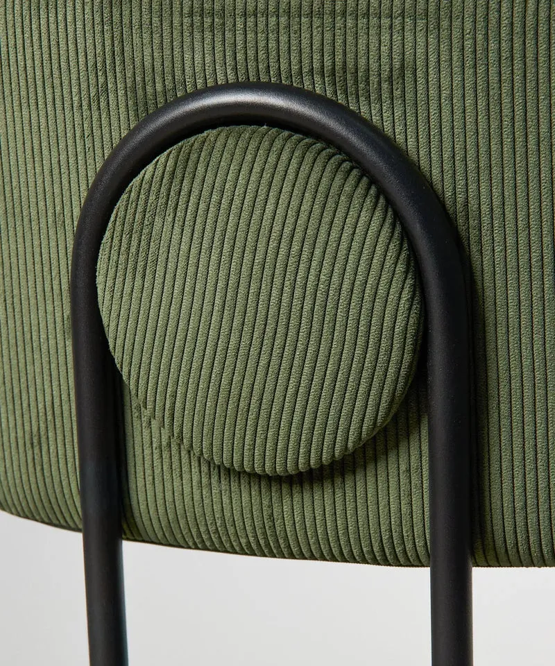 Silla de Comedor en Tela y Metal Jimena