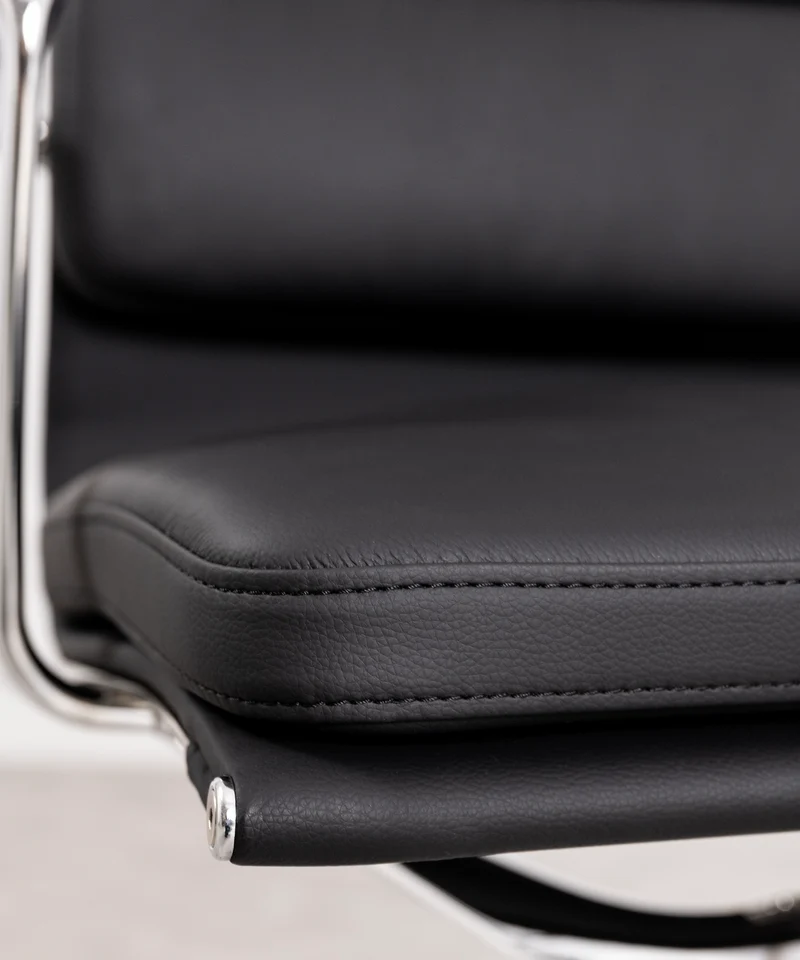 Silla de Oficina en Piel High Base Boston