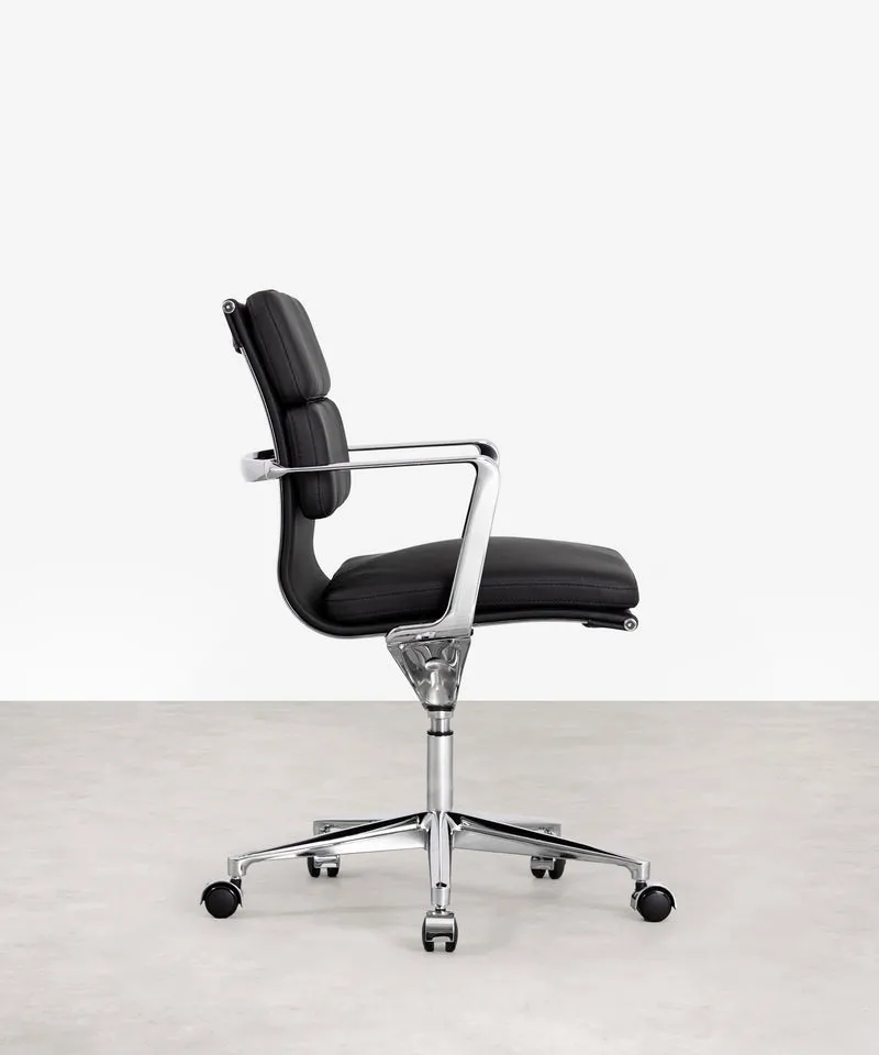 Silla de Oficina en Piel Low Base Boston