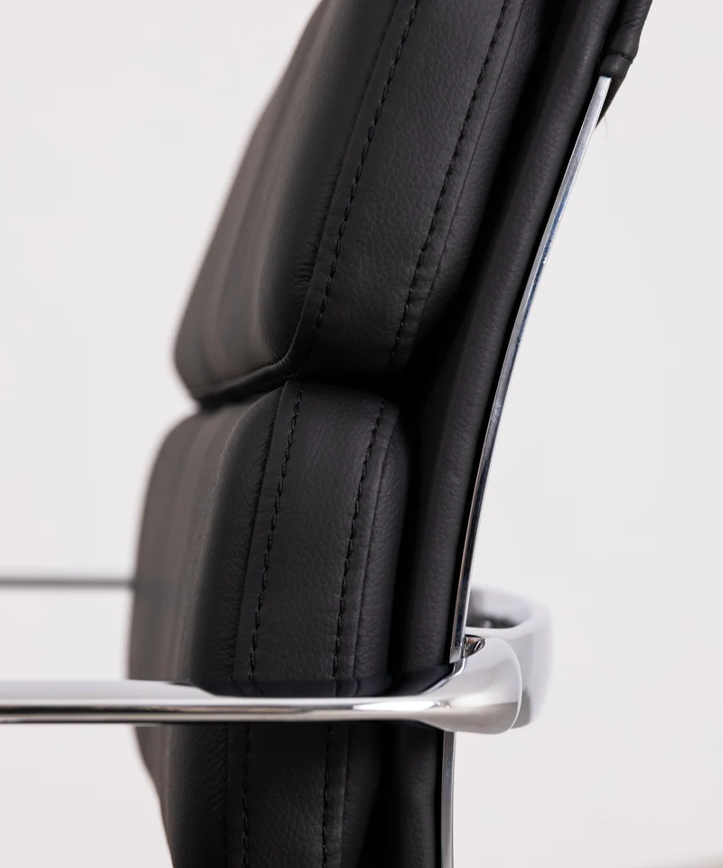 Silla de Oficina en Piel Low Base Boston