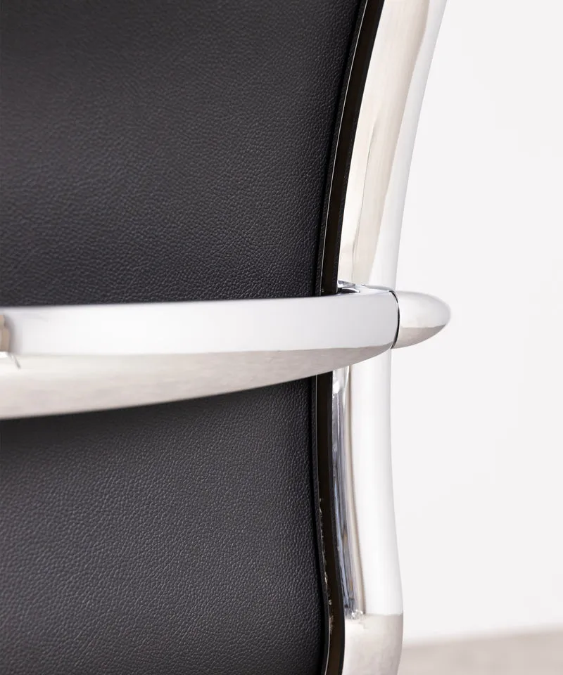 Silla de Oficina en Piel Low Base Boston