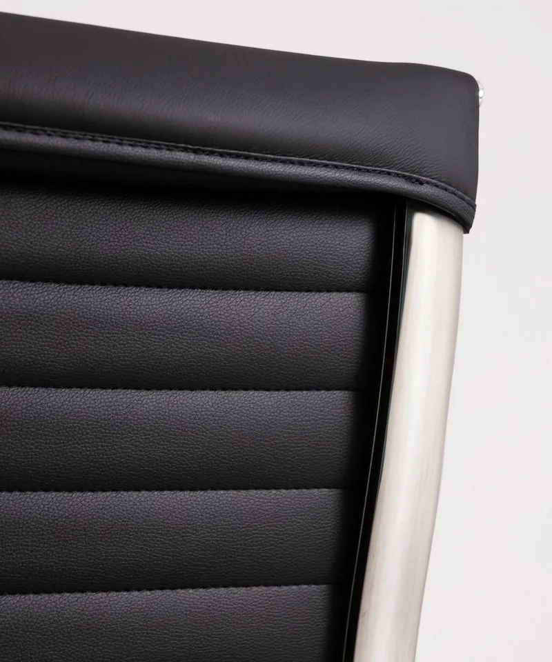 Silla de Oficina en Piel High Base Baltimore