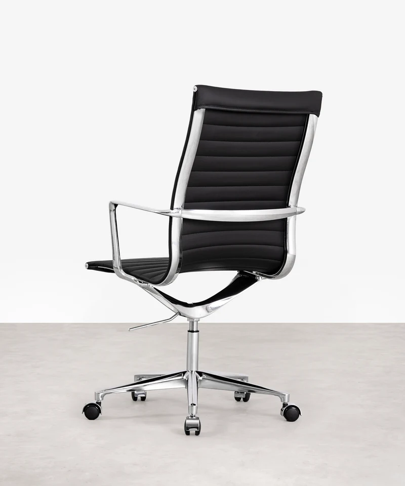 Silla de Oficina en Piel High Base Baltimore