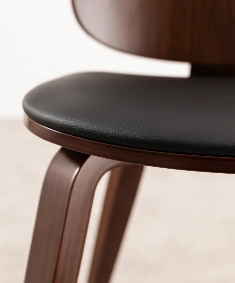 Silla de Comedor en Madera y Tapizada Anouk