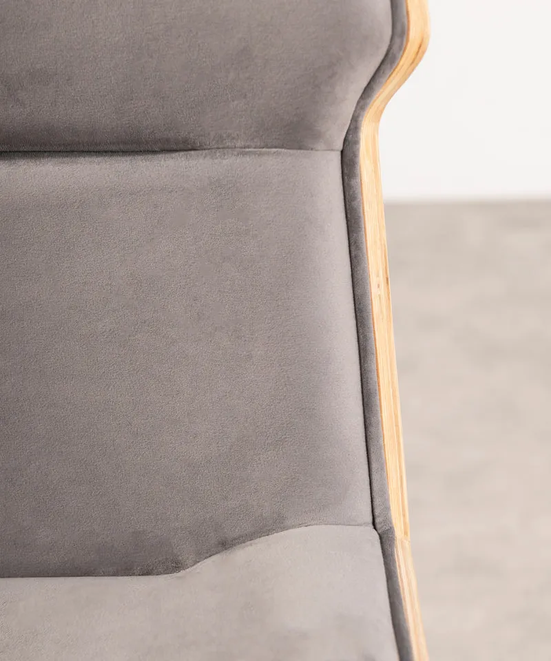 Silla de Escritorio de Tela y Madera Lenox
