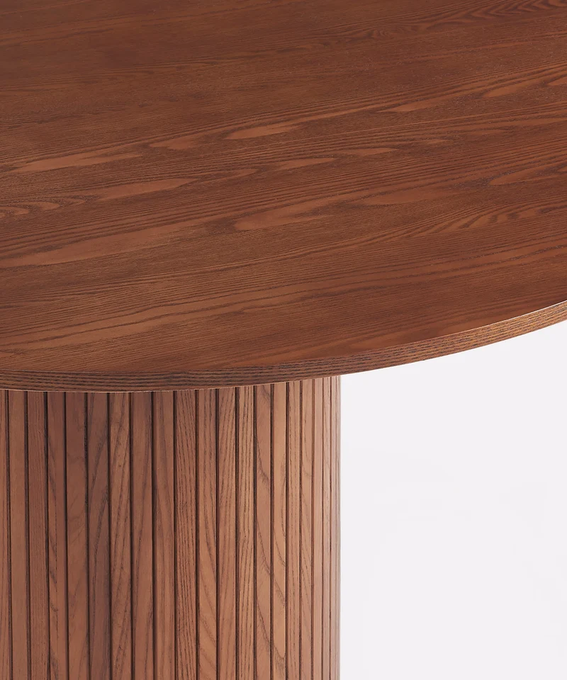 Mesa de Comedor Redonda en Madera Eunice