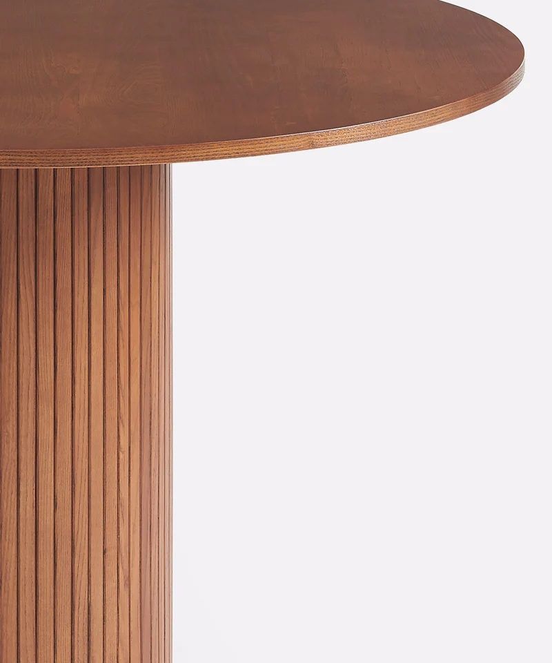 Mesa de Comedor Redonda en Madera Eunice