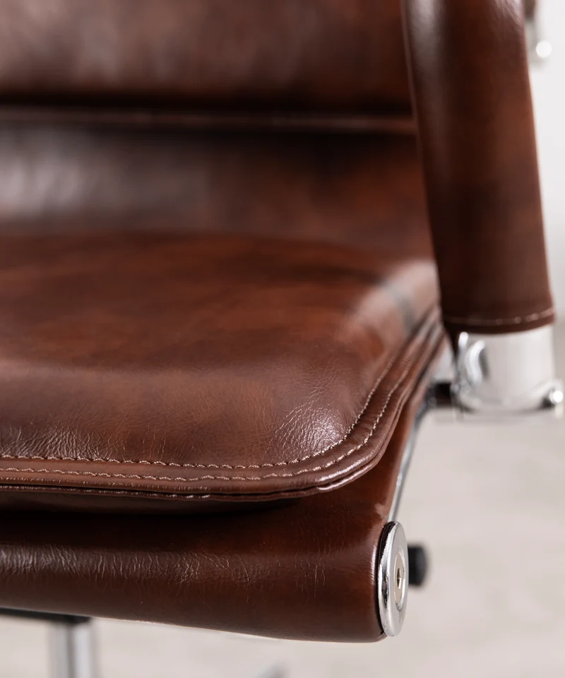 Silla de Oficina en Polipiel High Base Dallas