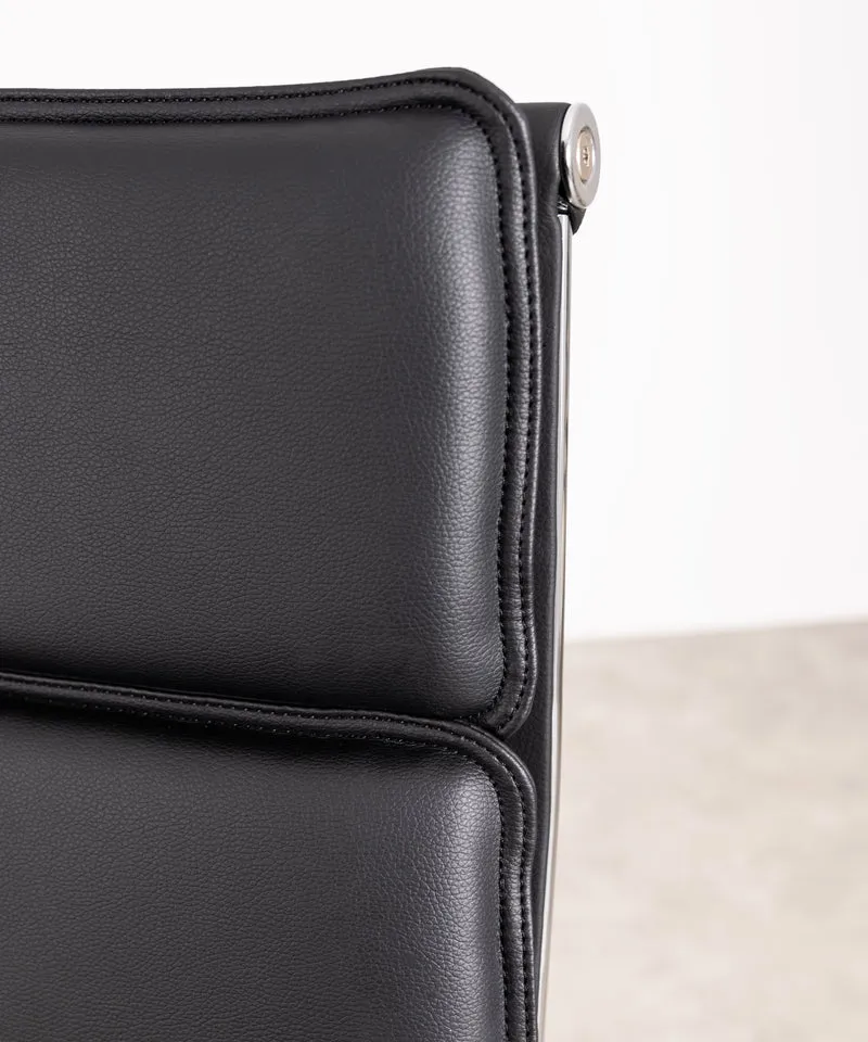 Silla de Oficina en Polipiel High Base Dallas