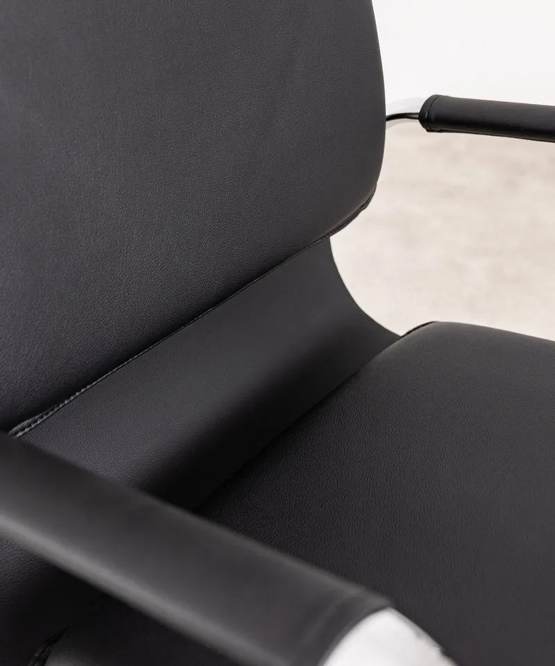 Silla de Oficina en Polipiel High Base Dallas