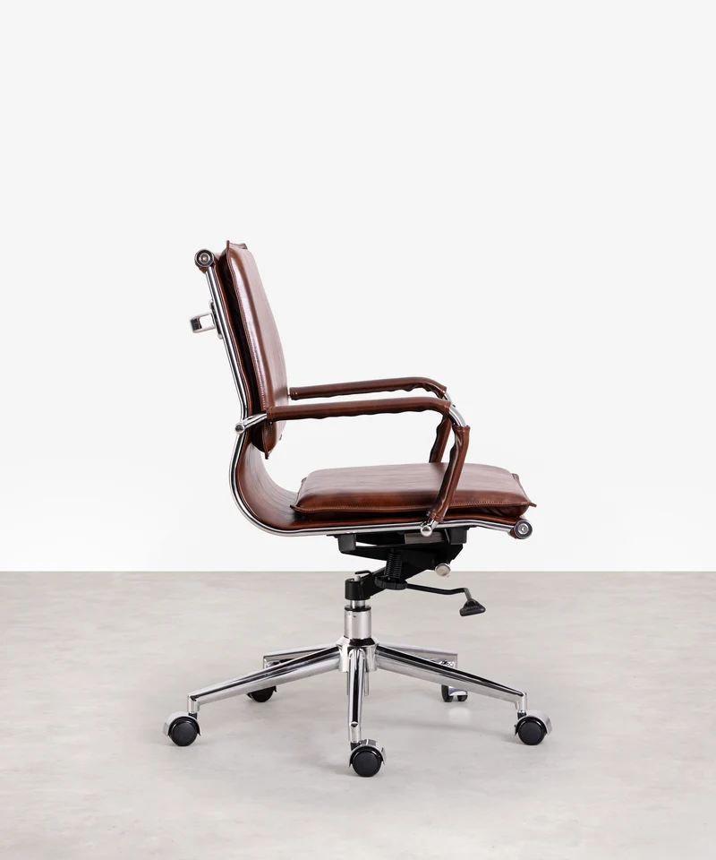 Silla de Oficina en Polipiel Low Base Dallas