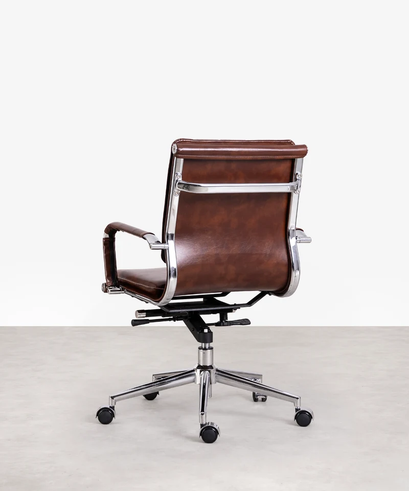 Silla de Oficina en Polipiel Low Base Dallas