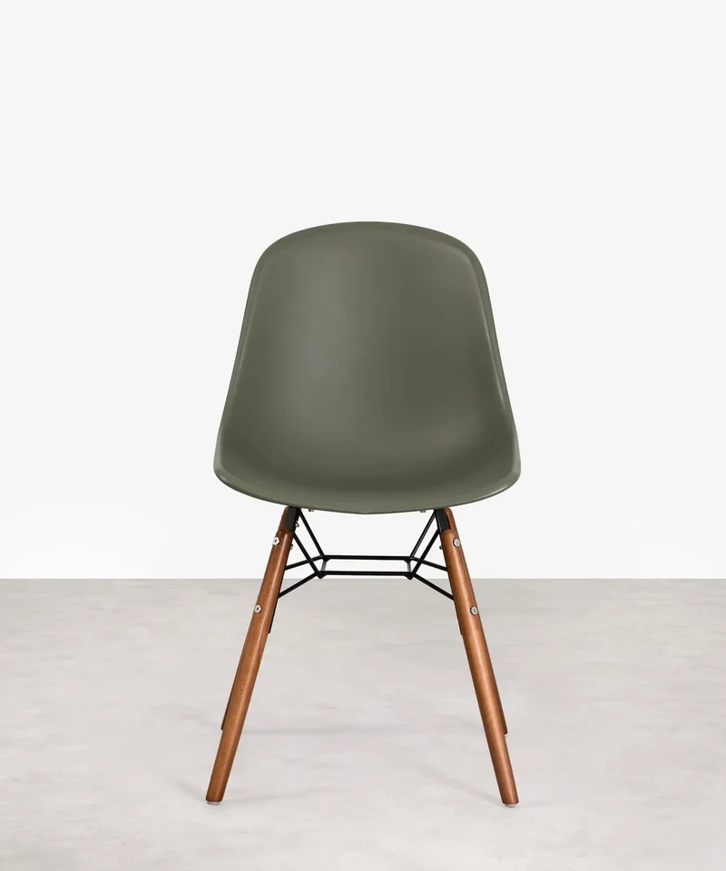 Silla de Polipropileno y Madera Elon