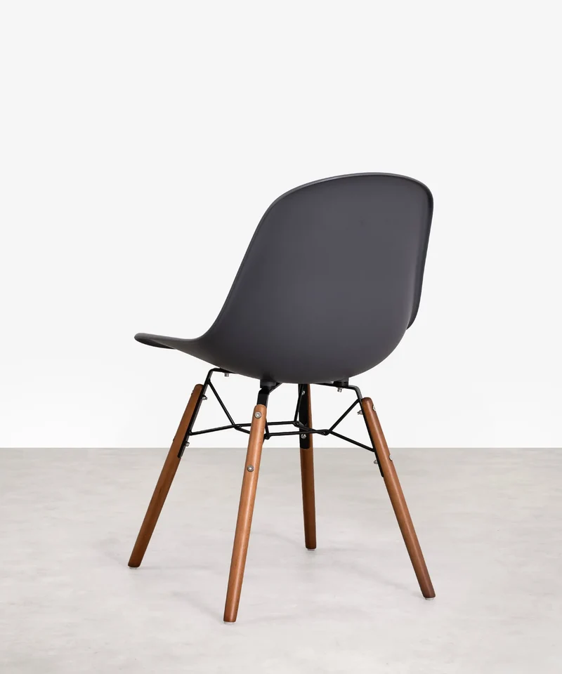 Silla de Polipropileno y Madera Elon
