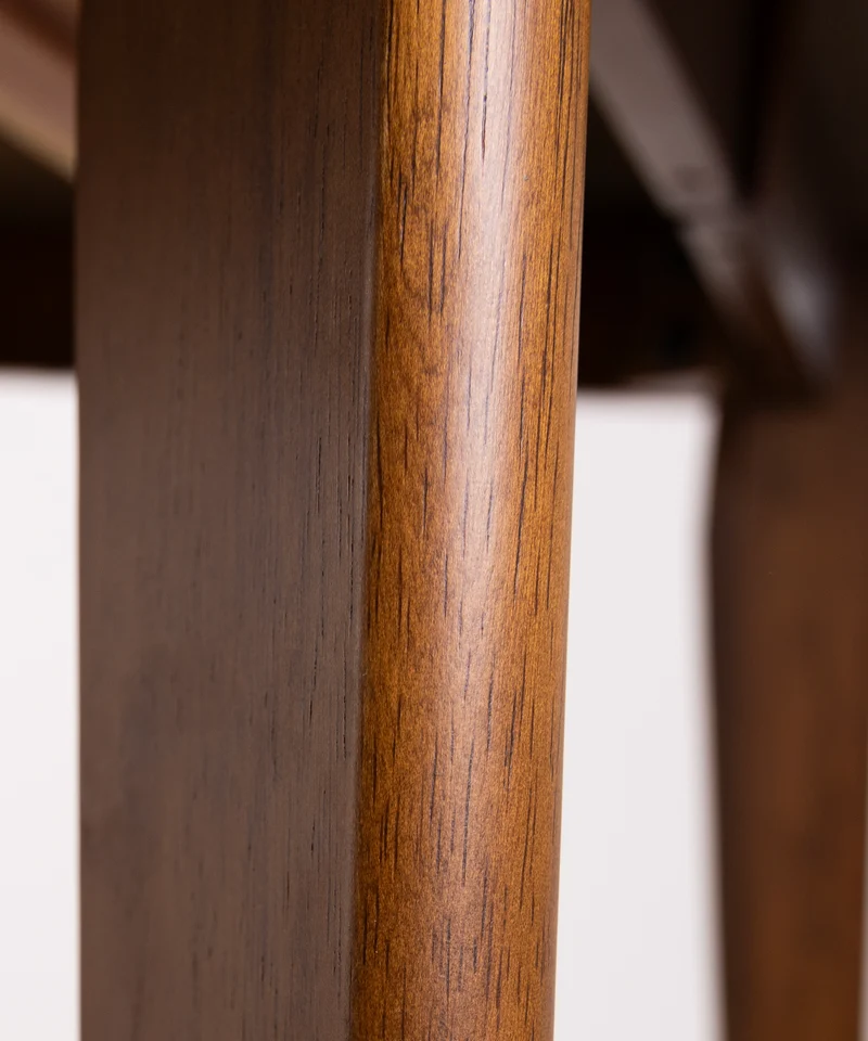 Mesa de Comedor Redonda en Madera Extensible Gala Walnut (120-150 cm)