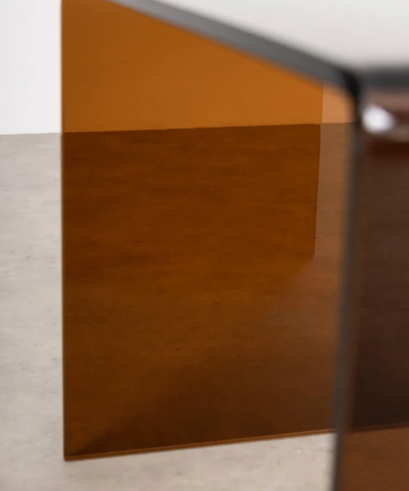 Mesa de Cristal Templado Jolene (63x50 cm)