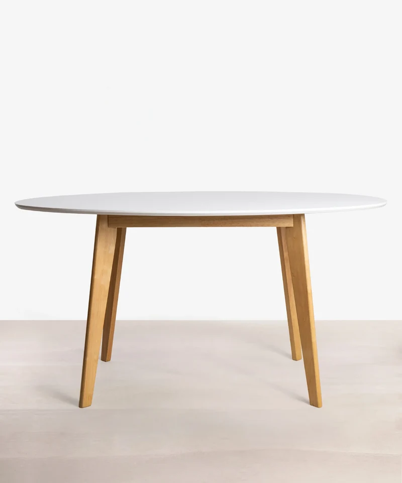 Mesa de Comedor Ovalada en Madera Elia (150 x 90 cm)
