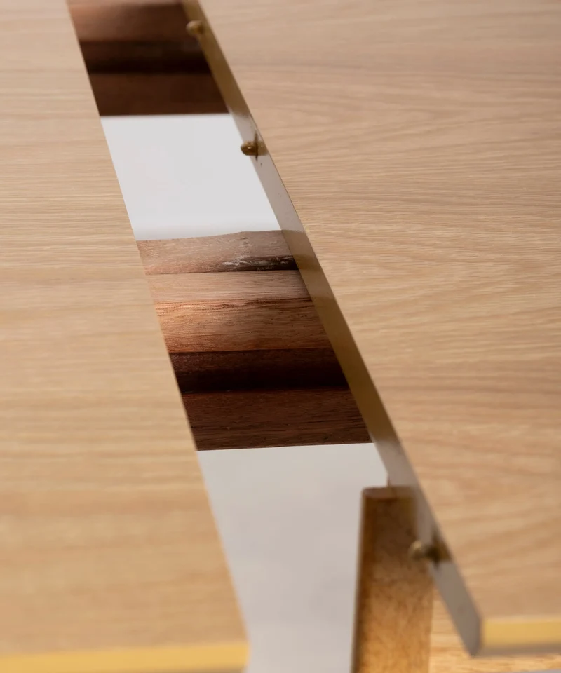 Mesa de Comedor Cuadrada en Madera Extensible Livia (90-130 x 90 cm)