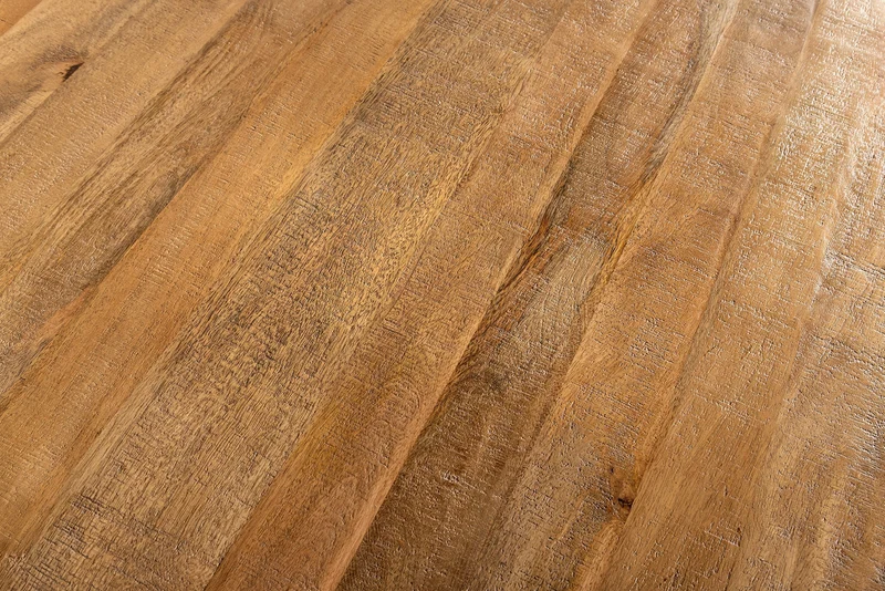 Table à manger ronde ART WOOD 120cm en manguier massif marron