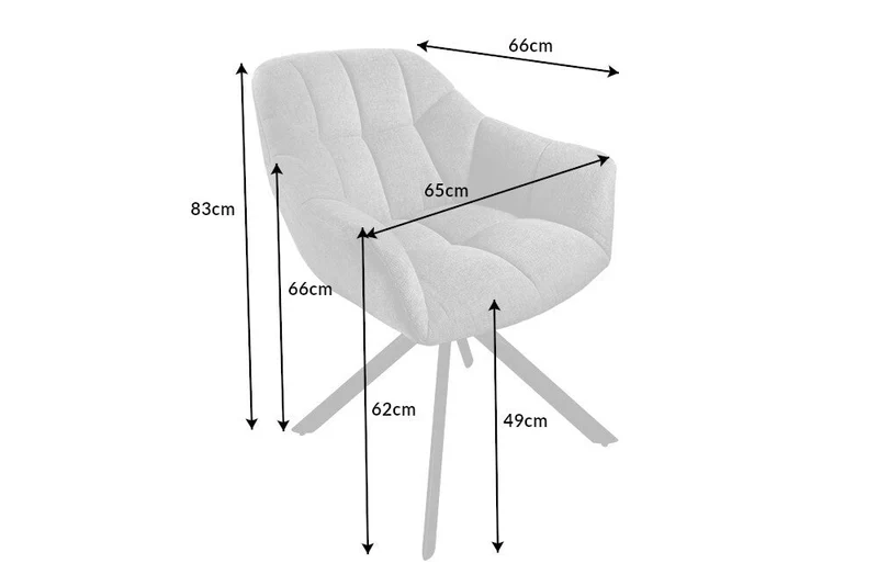 Lot de 2x chaises pivotante PAPILLON velours pétrole pieds métal noir accoudoirs
