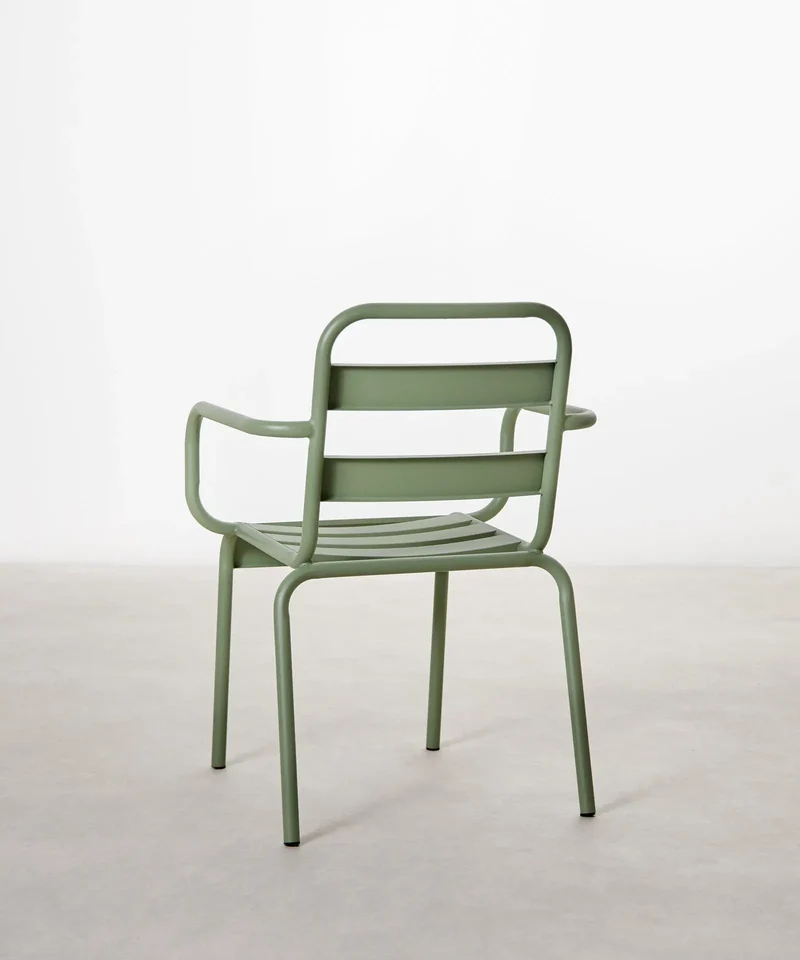 Silla de Metal con Reposabrazos Bora Arms