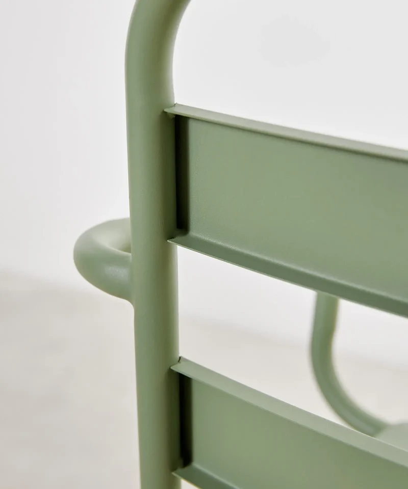 Silla de Metal con Reposabrazos Bora Arms