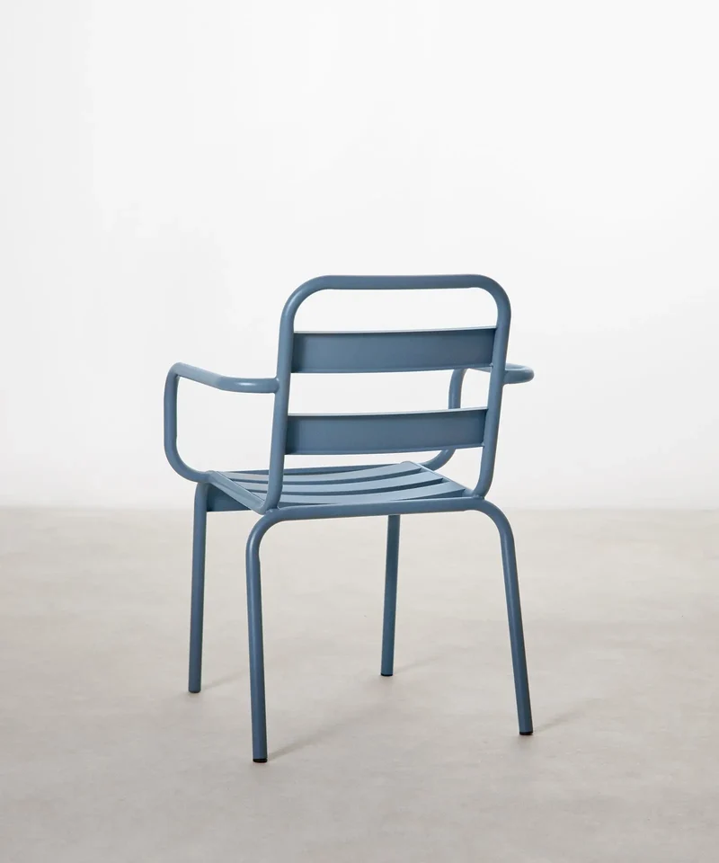 Silla de Metal con Reposabrazos Bora Arms