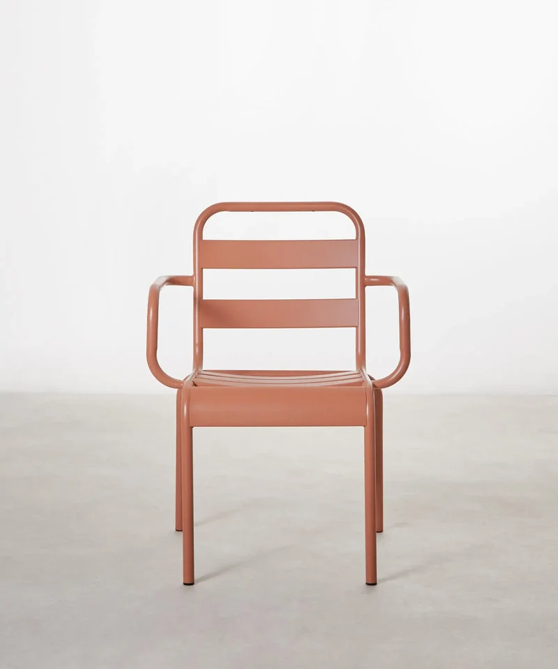 Silla de Metal con Reposabrazos Bora Arms