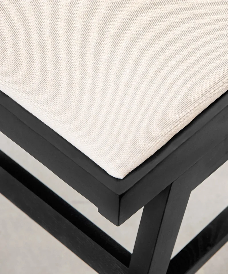 Silla de Comedor en Madera Tapizada Pauline