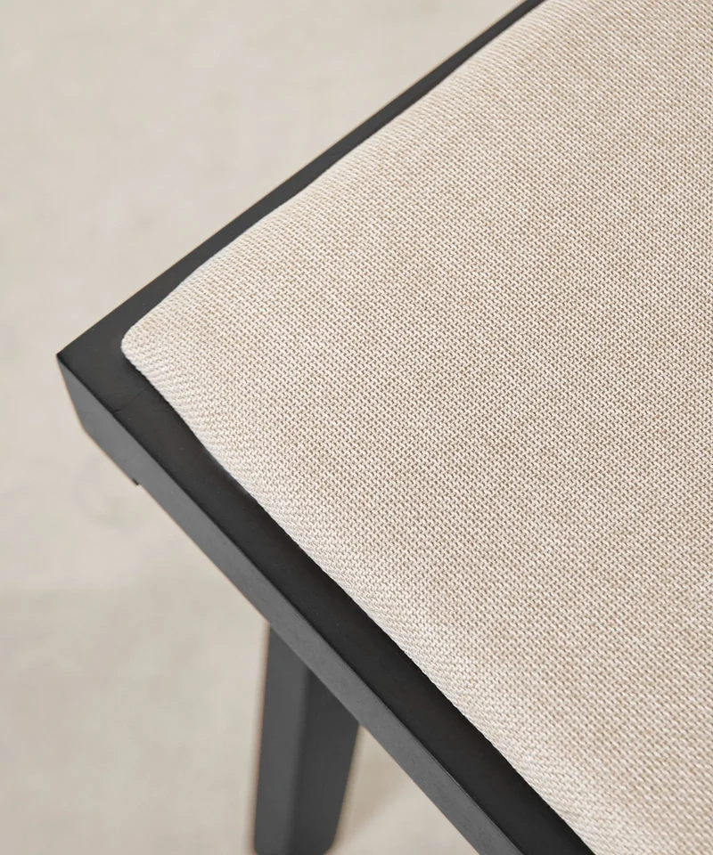 Silla de Comedor en Madera y Tapizada Matilde