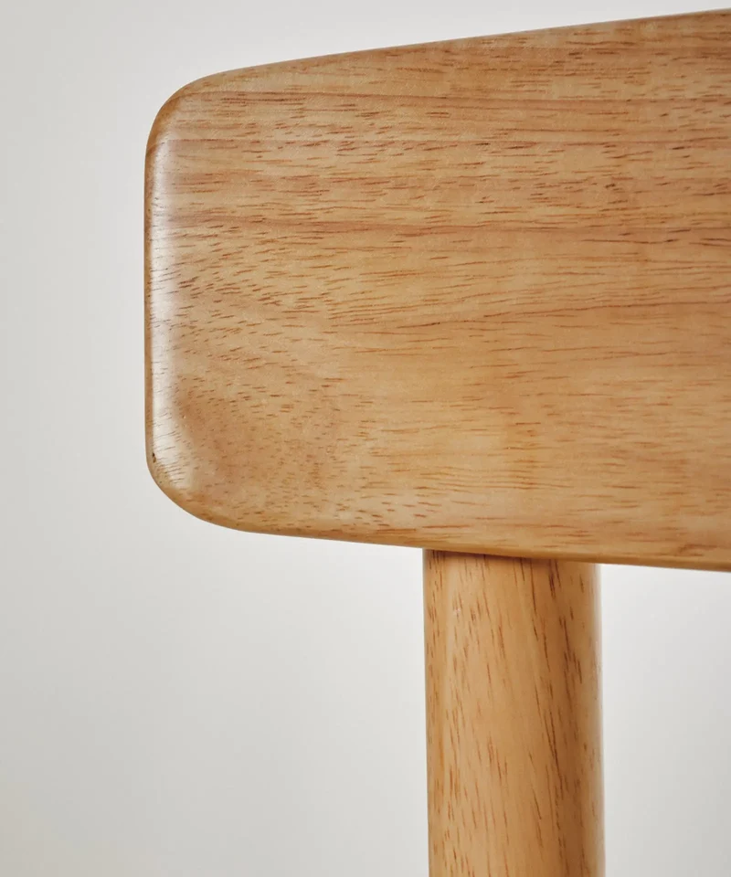 Silla de Comedor de Madera y Cuerda Trenzada Alba
