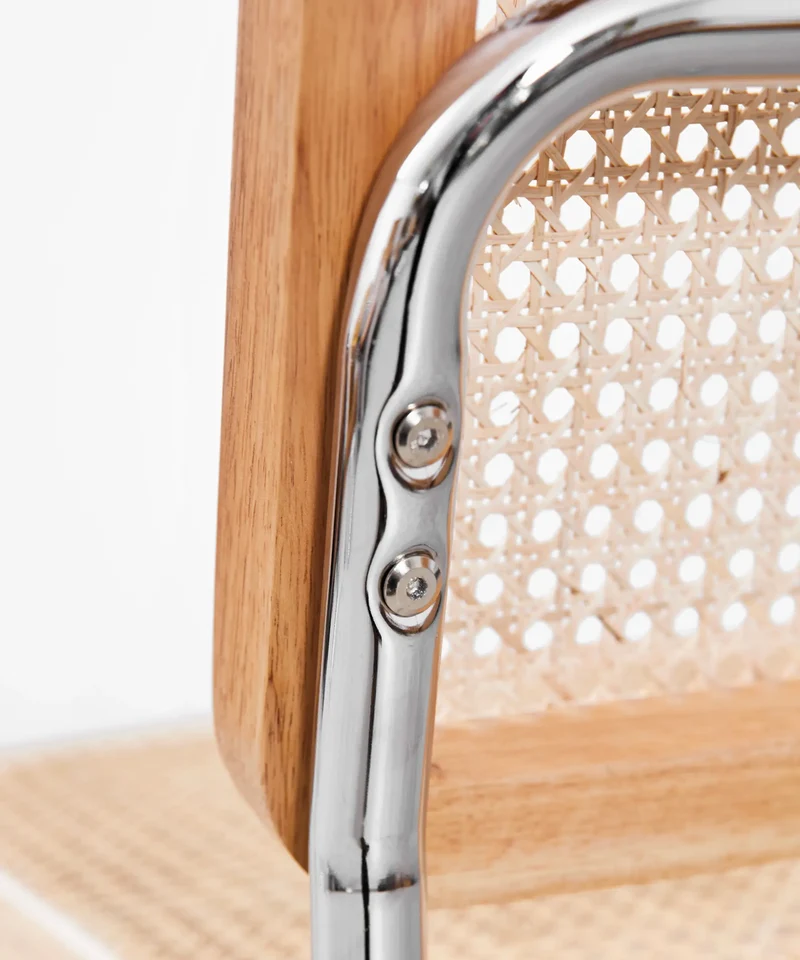 Silla de Comedor de Madera y Metal Candy