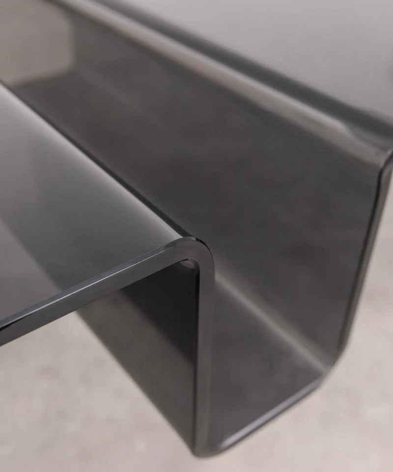 Mesa de Centro Rectangular de Cristal Templado Harbor (120x60 cm)