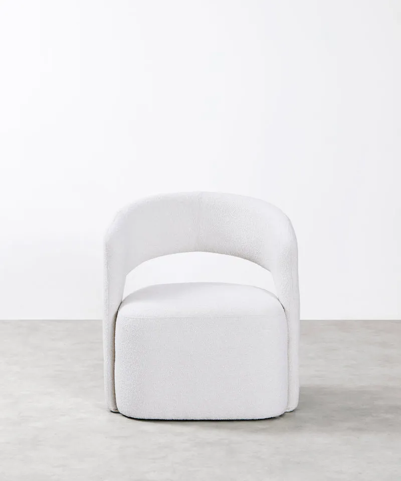 Sillón Tapizado con Reposabrazos Naya