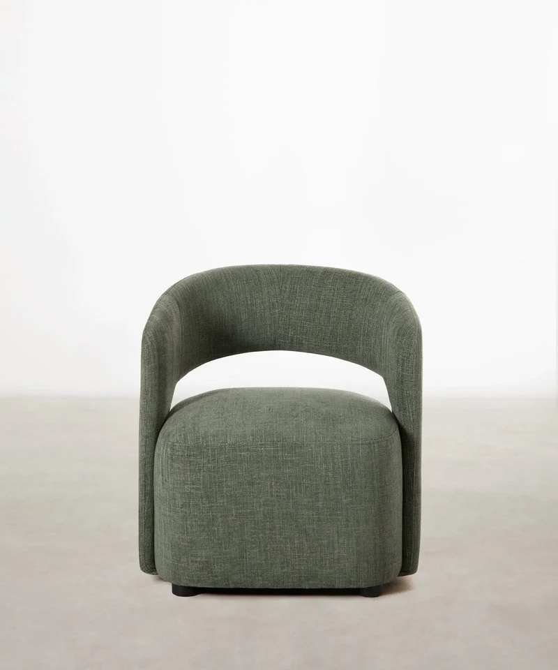 Sillón Tapizado con Reposabrazos Naya