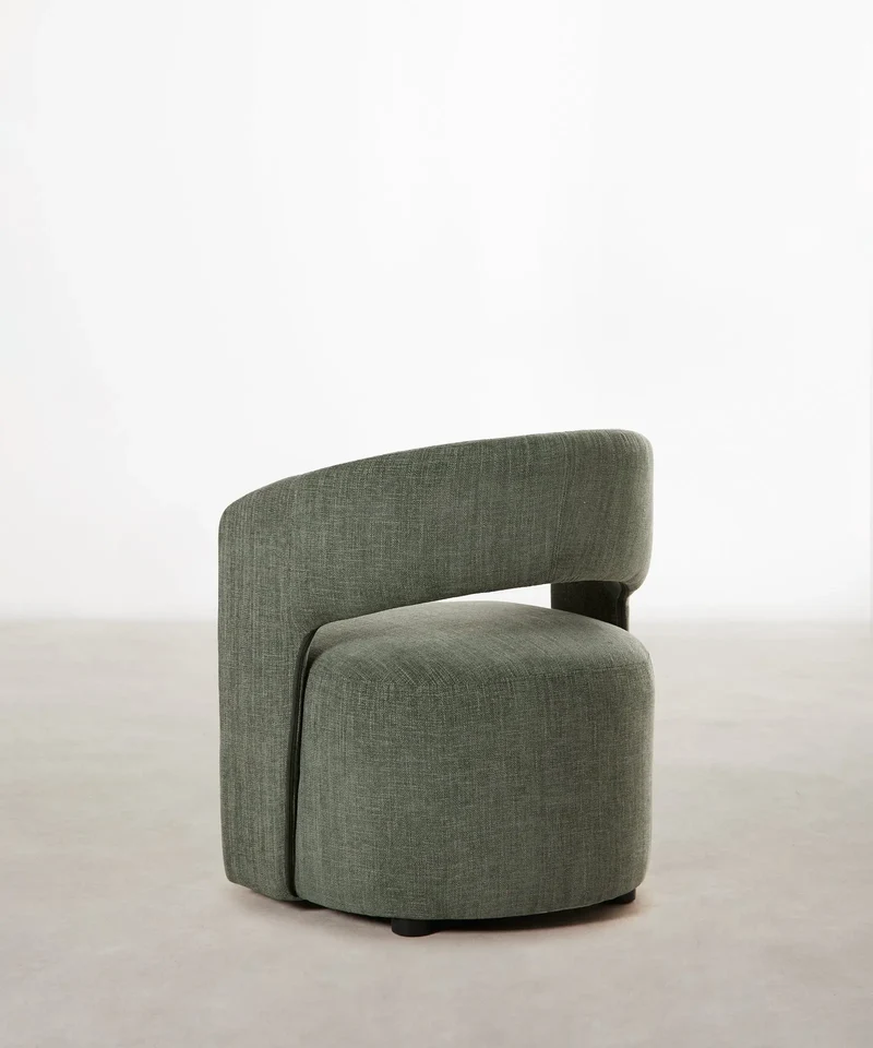 Sillón Tapizado con Reposabrazos Naya