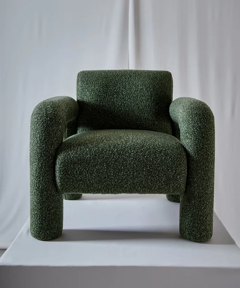 Sillón Tapizado con Reposabrazos Cloud