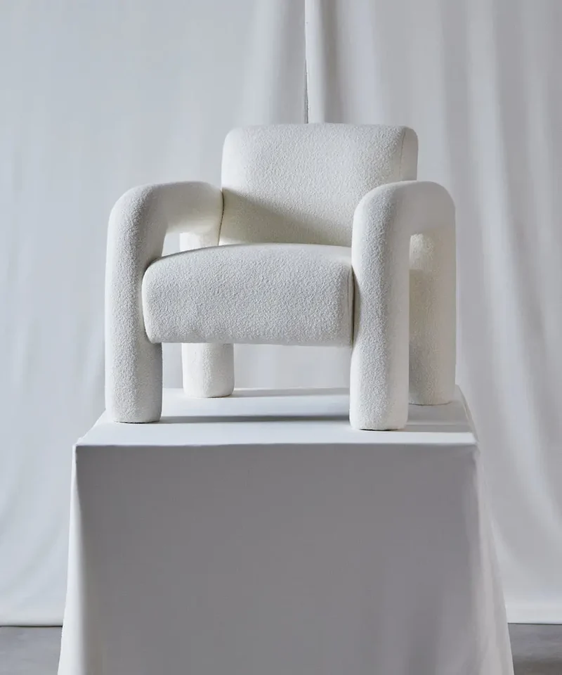 Sillón Tapizado con Reposabrazos Cloud