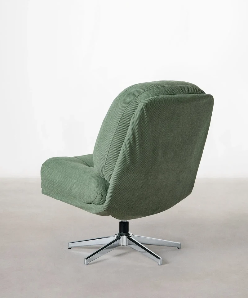 Sillón Giratorio Tapizado Orbit