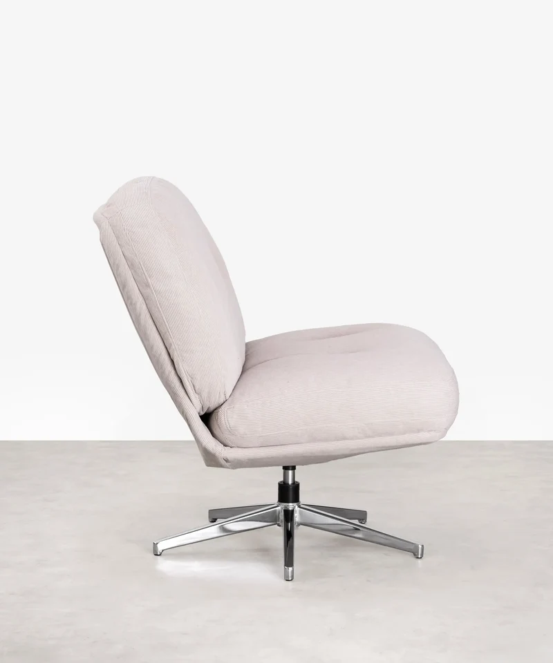 Sillón Giratorio Tapizado Orbit