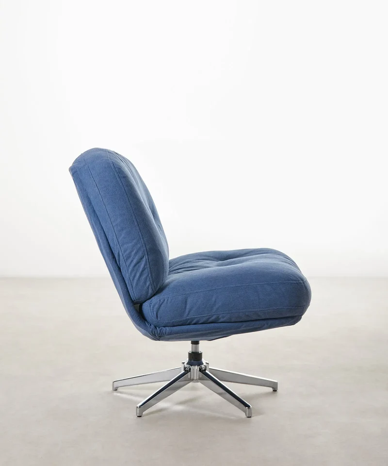 Sillón Giratorio Tapizado Orbit