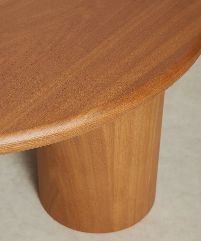 Mesa de Centro Redonda en Madera Aisha (80 cm)