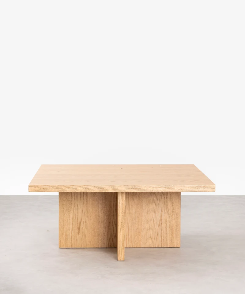 Mesa de Centro Cuadrada en Madera Nara (80x80 cm)
