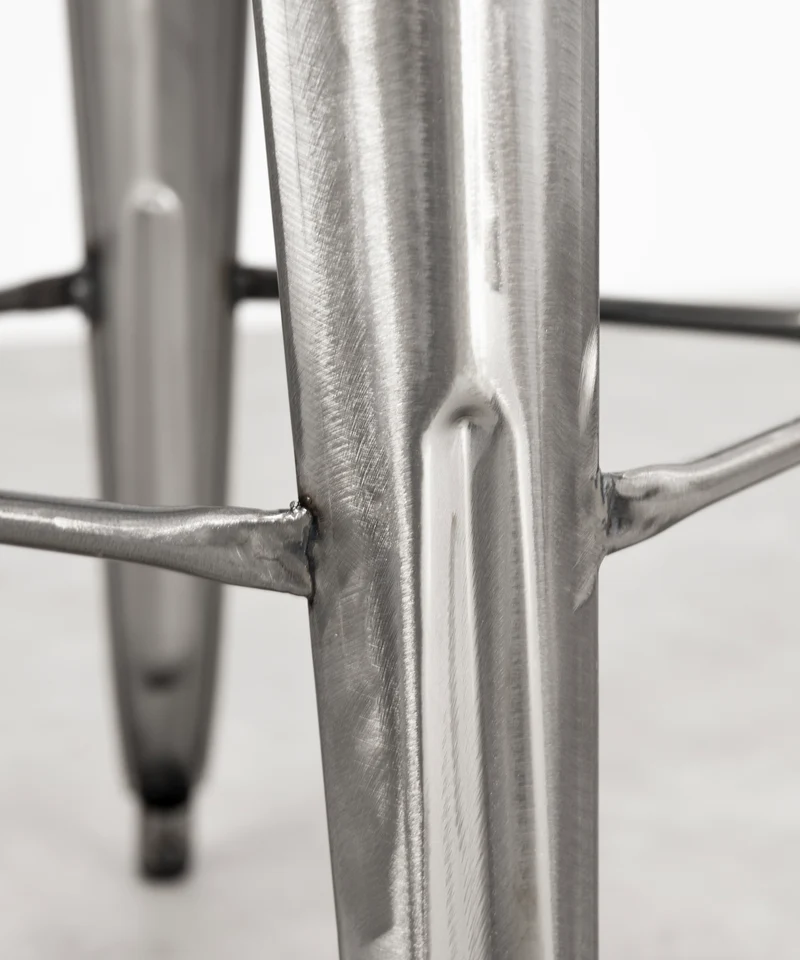 Taburete Alto de Metal Tolik - Polished Edition